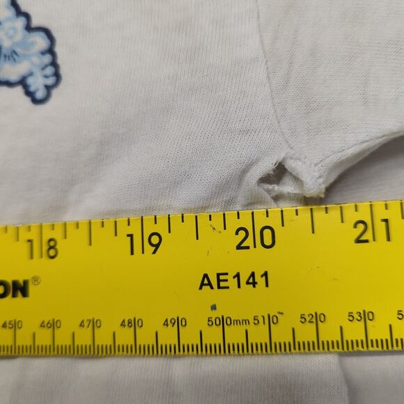 Champion Stanford University Hawaiian Hibiscus Floral Print White Thrashed Large - Picture 9 of 12